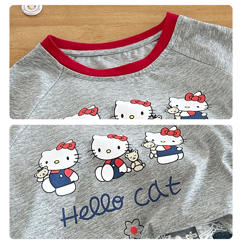 ฤดูร้อนสาวคอกลมแขนสั้นเด็กการ์ตูนเสื้อยืดเด็กแฟชั่น สูงสุด - รูปที่ 7