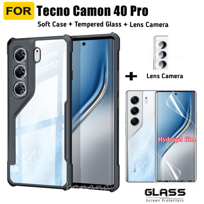 Tecno Camon 40 Pro เคสโทรศัพท์กันกระแทกสําหรับ Tecno Camon 30 40 Camon 30 Pro Camon 30S Pro Soft Hyd