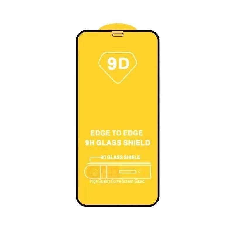 แบบเต็มจอ 9D ทุกรุ่น ฟิล์มกระจก ฟิล์มกระจกกันกระแทก for iPhone 11 17 16 15 14 Pro 12 Pro Max 13 Pro Max/ XR / Xs 7/8PLUS