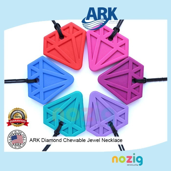 สร้อยคอเคี้ยวเพชรของ ARK และจี้คําพูด Delay ADHD ออทิสติก