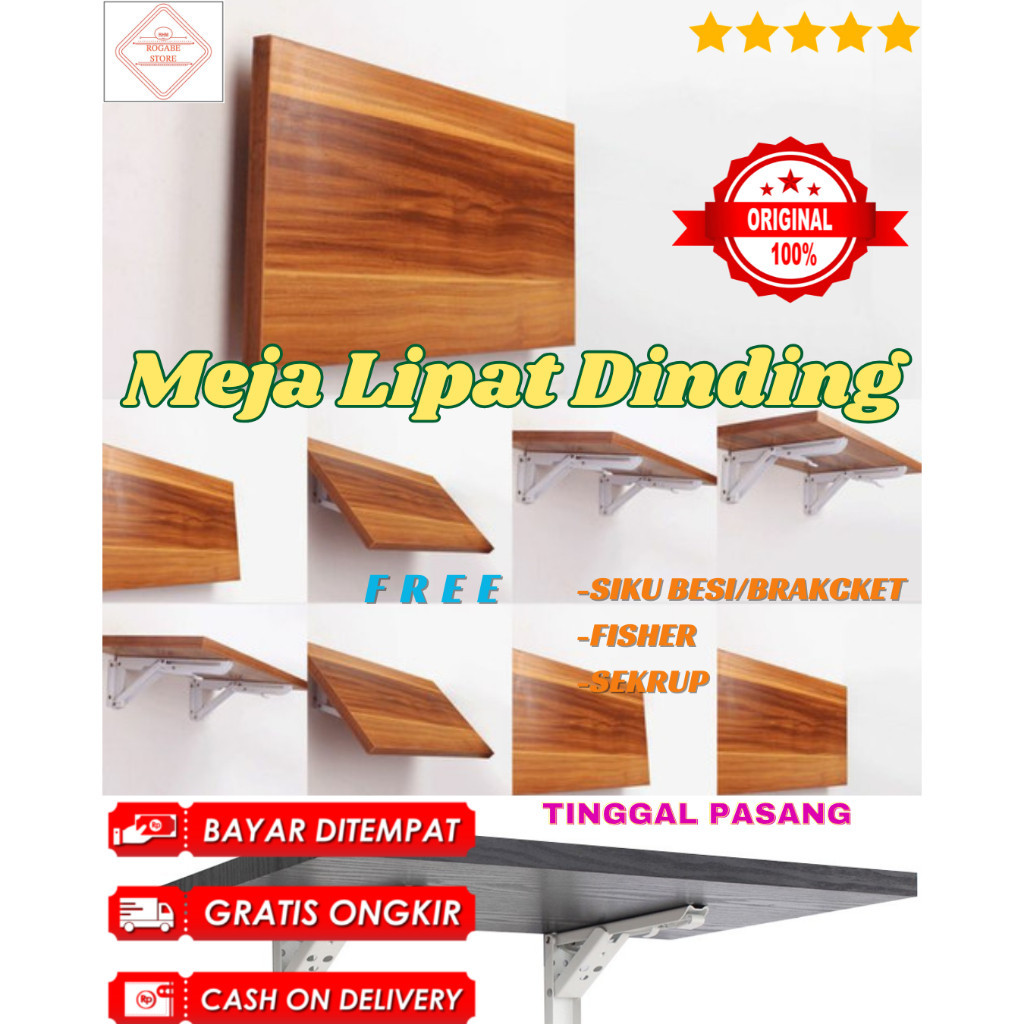 โต๊ะพับติดผนัง/โต๊ะแขวน/โต๊ะคอมพิวเตอร์100x30,90x30,80x30,40x30โต๊ะทํางานโต๊ะครัวชั้นวางห้องครัวชั้น