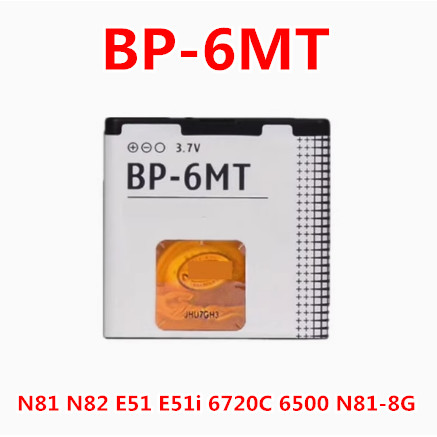 เหมาะสําหรับ Nokia BP-6MT แบตเตอรี่ N81 N82 8G E51 6720C E51i โทรศัพท์มือถือไฟฟ้า Board