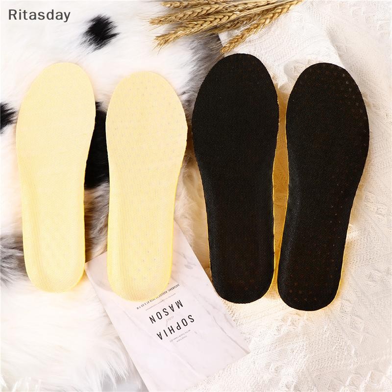 Ritasday 2PCS Insoles Orthopedic Memory Foam Sport Support ใส่ผู้หญิงผู้ชายรองเท้าฟุตใหม่