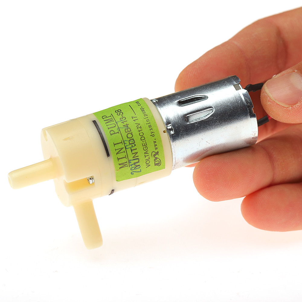 0.9L/min Mini 370 Self-priming ปั๊มน้ํา DC 7.4V 9V 12V Micro ไฟฟ้าขนาดเล็กปั๊มไดอะแฟรมคาร์บอนแปรงเสี