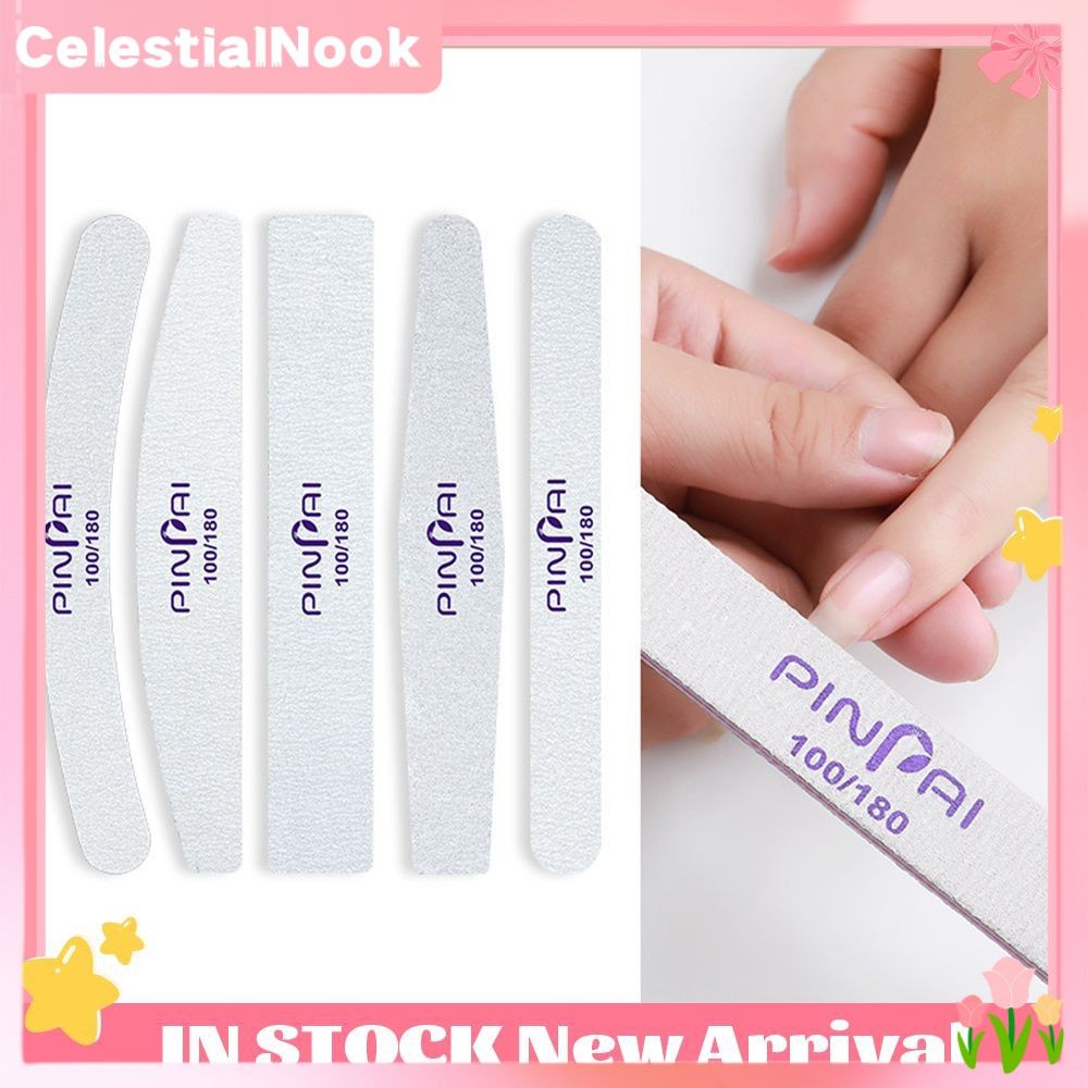 ตะไบเล็บ ทรงพระจันทร์ครึ่งเสี้ยว ทนทาน ซักได้ เครื่องมือตกแต่งเล็บ CelestialNook