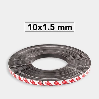 แม่เหล็ก แม่เหล็กเส้นยาง magnet แม่เหล็กยางเส้น 3M พร้อมกาว ( 1 เมตร )