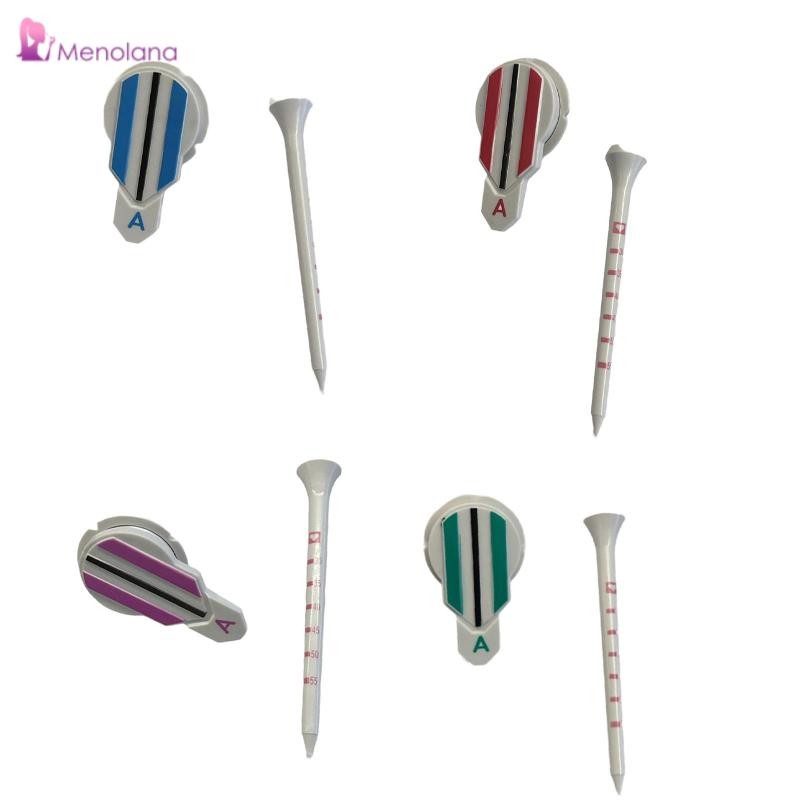 [Menolana] Golf Ball Marker Practice Golf Course Accessories Lightweight Golfer Gift Putting Alignment Tool Ball Mark for Men Women Dad