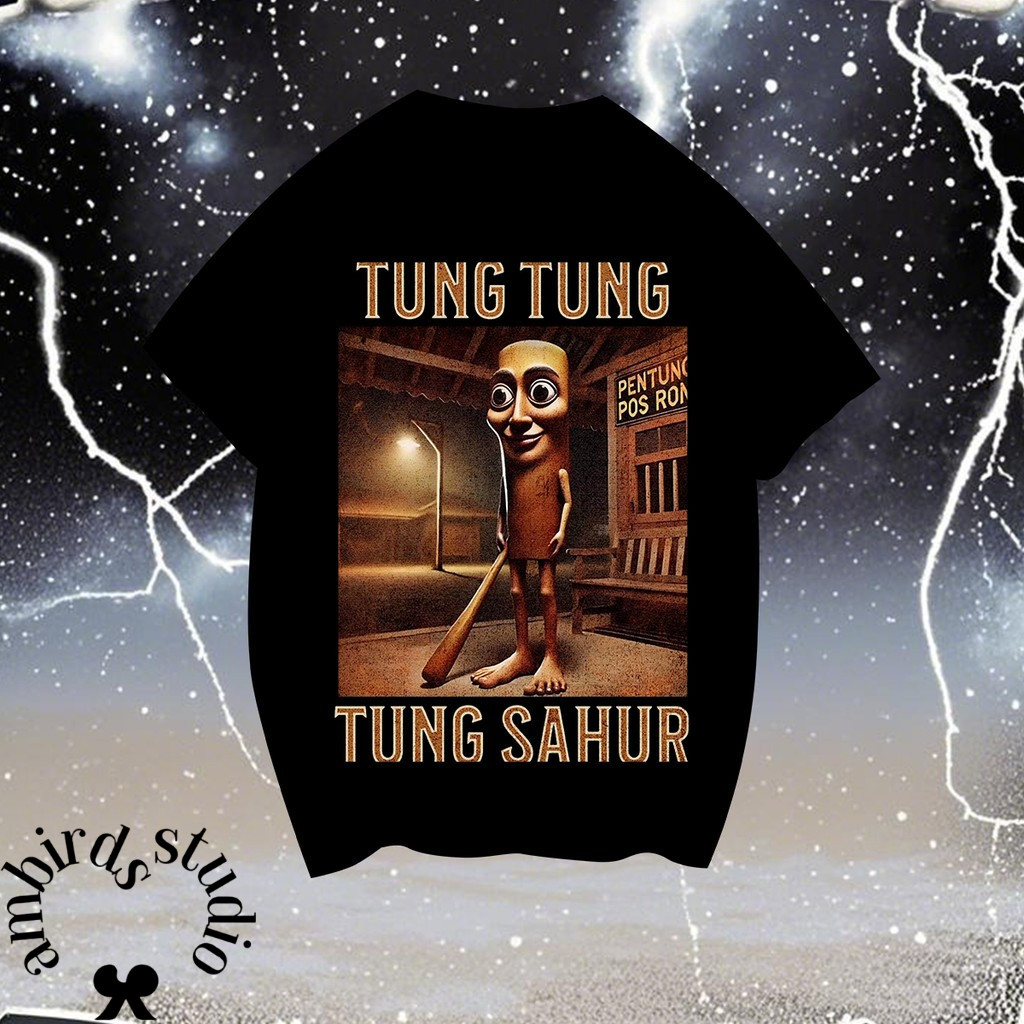 Ambirds & เสื้อ Tung Tung Tung Sahur T-shirt เสื้อยืดตลกๆ  S-5XL#05