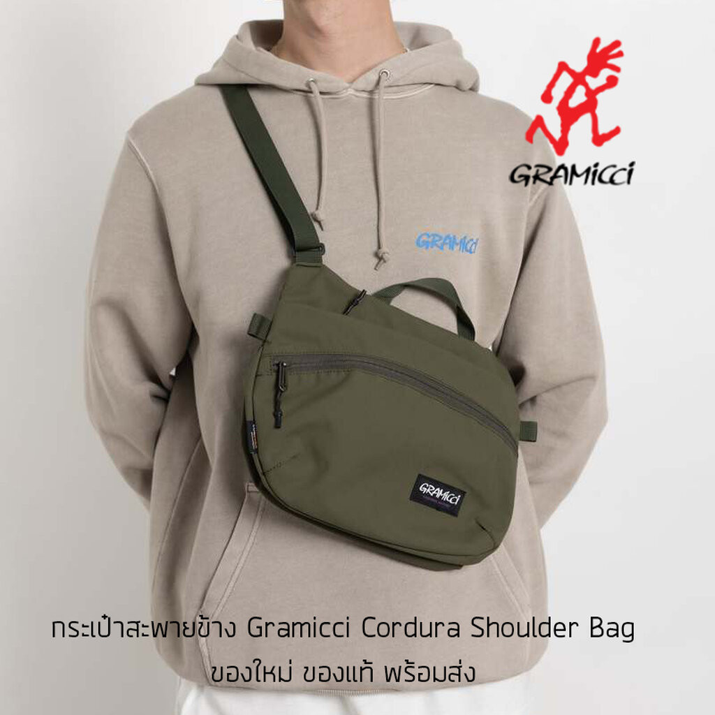 กระเป๋า Gramicci Cordura Shoulder Bag รุ่นพิเศษจากญี่ปุ่น กระเป๋าสะพาย ของใหม่ ของแท้ พร้อมส่ง
