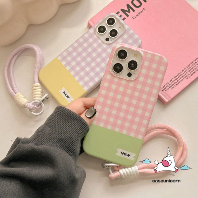 สําหรับRealme C67 C15 C53หมายเหตุ50 60 C75 C51s C63 C51 C35 C20 C11 C21 C61 C55 C12 C65 C17 C31 C25 C30 C25s C21Y C3 C25i 5d 5iการ์ตูนใหม่ เคสเชือกเส้นเล็ก