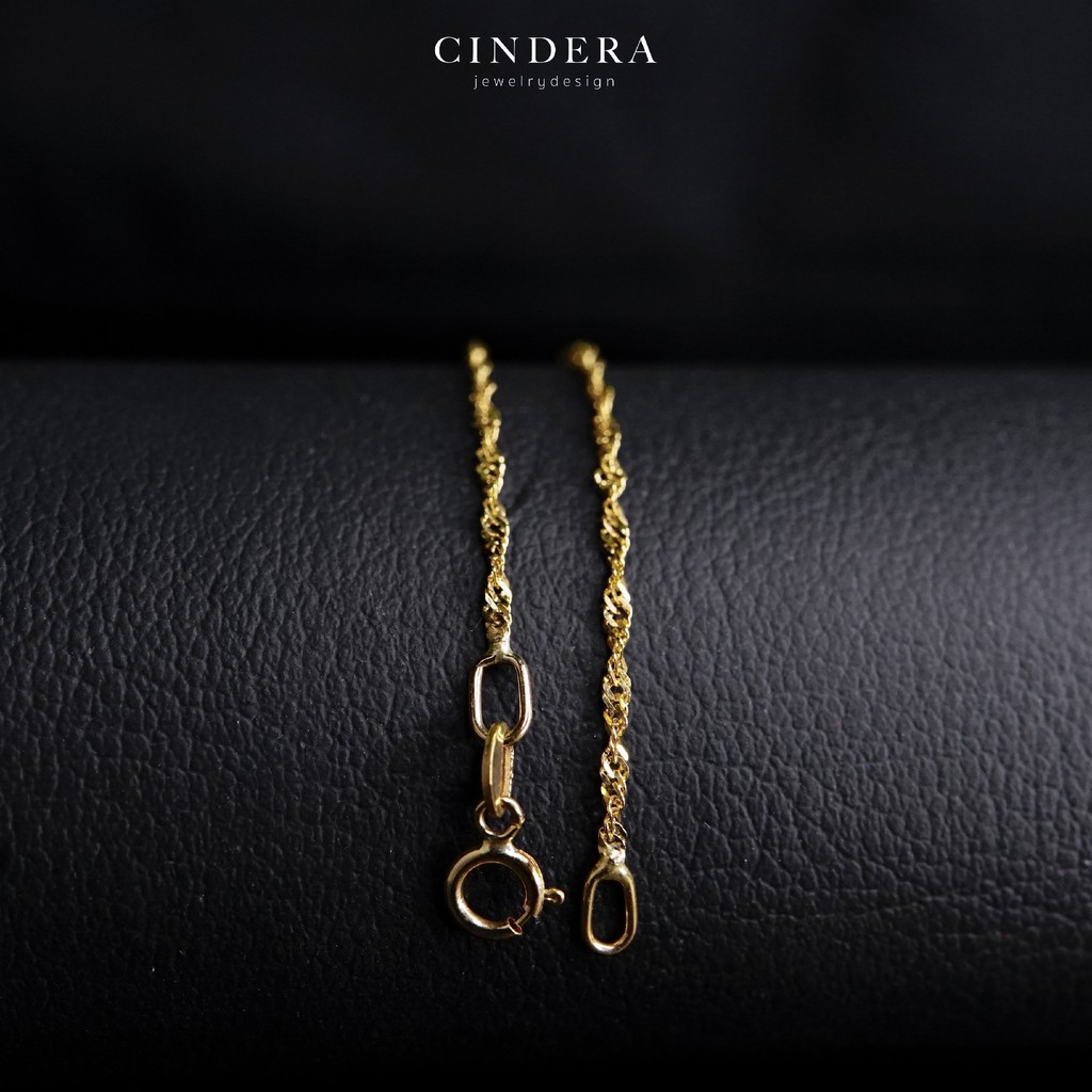 สร้อยข้อมือทอง 9K ITALY   ลายดิสโก้