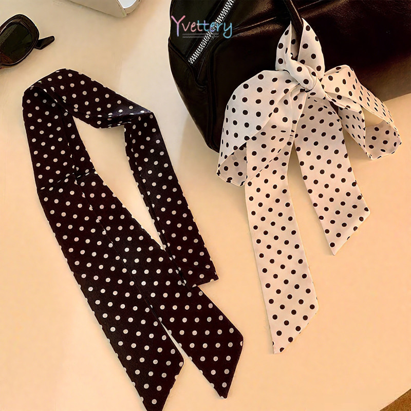 ร้านค้าไทย🔥Y2kผ้าพันคอ ลายจุด วินเทจหวานสไตล์เกาหลี ผู้หญิงอเนกประสงค์ เครื่องประดับแฟชั่น มาใหม่ - รูปที่ 5