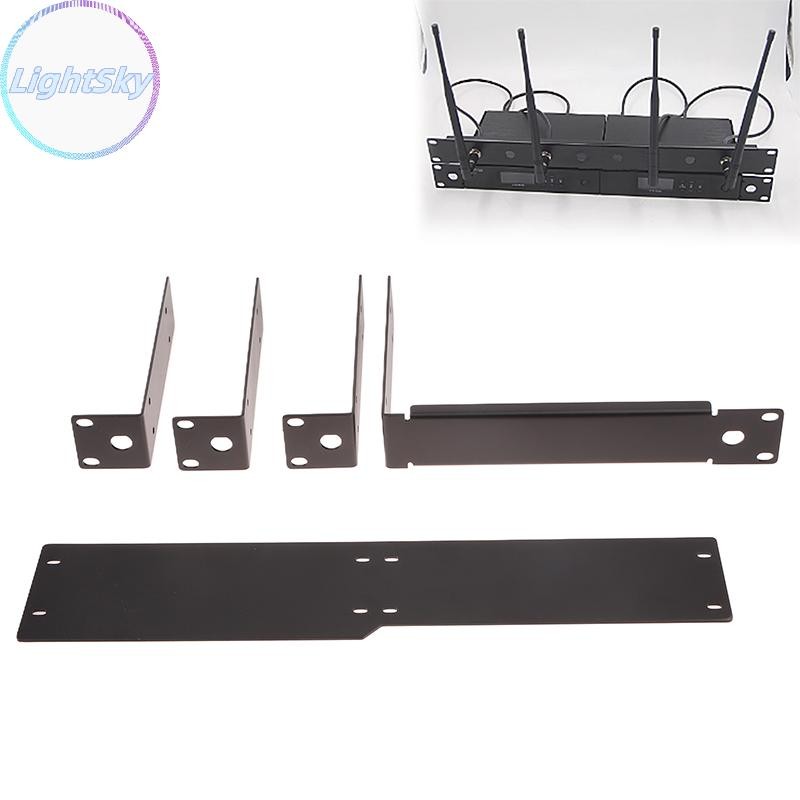 LightSky Rackmount Rack กรอบโลหะสําหรับไมโครโฟนไร้สายระบบตัวรับสัญญาณไร้สายสําหรับ QLXD QLXD4 ULXD4 