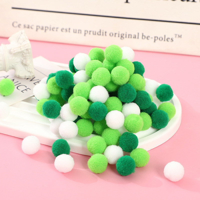 100 ชิ้น/ถุง Macaron Pompom Fluffy Ball 10 มม.สี Plush Ball Handmade Craft DIY ของเล่นตกแต่งแถบคาดศีรษะวัสดุอุปกรณ์เสริมคริสต์มาสของขวัญ ราคา ถูกที่สุด ดีลบีเคเค แกลเลอรีภาพที่ 6
