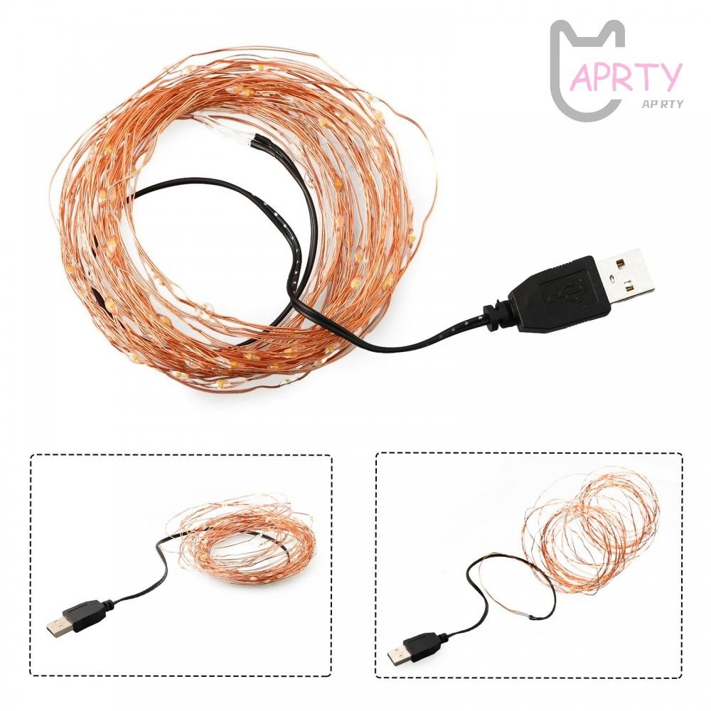 Fairy Lights ขวดแก้ว LED ชิป LED ลวดทองแดงขนาดเล็กขับเคลื่อนโดยอินเทอร์เฟซ USB
