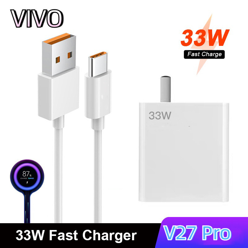 33w Super Fast Charge ประเภท C สาย Micro USB สําหรับ VIVO V27/V27E/V27 Pro/V25 Pro/V25E/V20/V20 Pro/V20SE/V21E/V19/V17 พอร์ต 2M โทรศัพท์มือถือประเภท C17