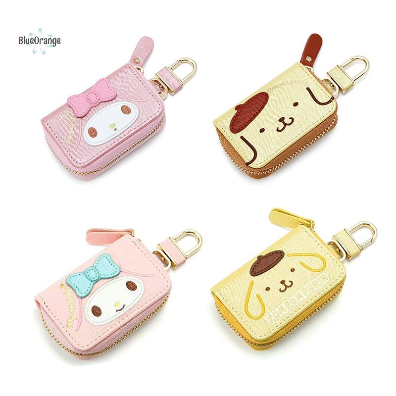 ใหม่ใหม่ Sanrio การ์ตูนกรณี Kawaii Hello Kitty Cinnamoroll Melody Kuromi กระเป๋าเหรียญน่ารักอะนิเมะเก็บกระเป๋าขนาดเล็กของขวัญสําหรับสาวร้อน