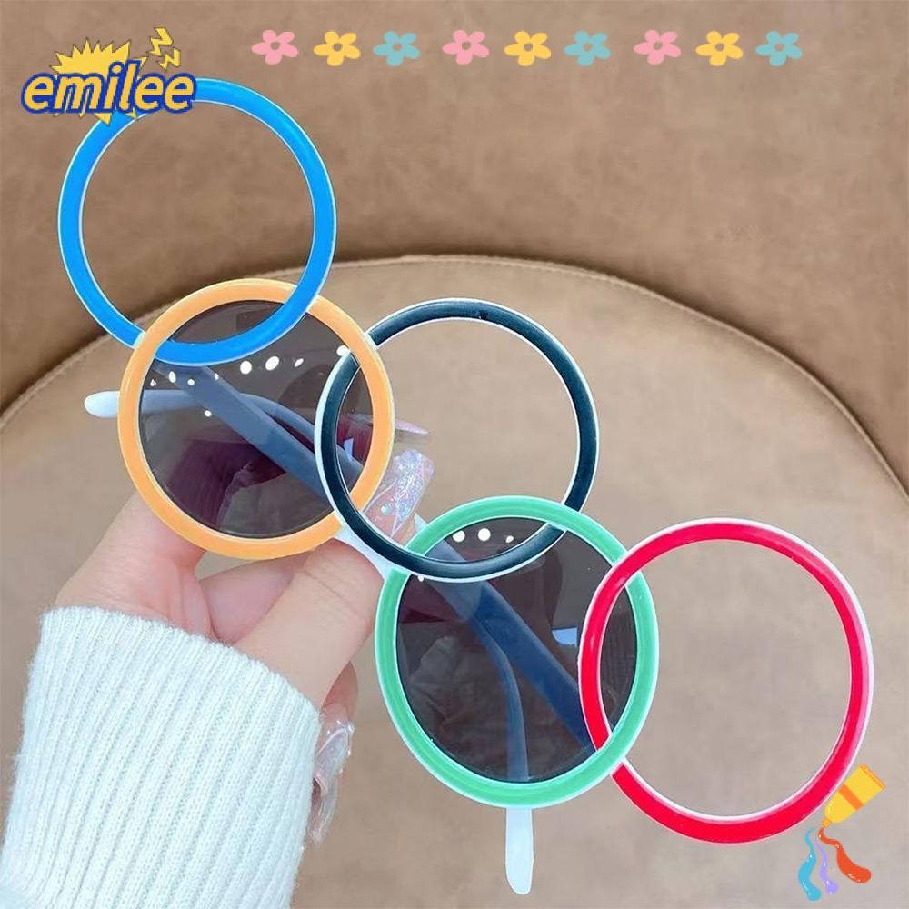แว่นกันแดด EMILEE, แว่นตาห้าแหวนโอลิมปิกแสนสนุกและ Quirky, เฉดสีนวนิยายสุดเท่สําหรับผู้หญิงและผู้ชาย