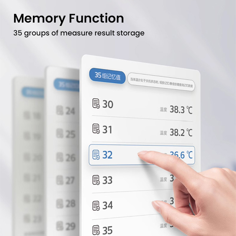 ฟิลิปส์ เครื่องวัดอุณหภูมิหน้าผากอินฟราเรด นํา หน้าจอขนาดใหญ่ความละเอียดสูง - รูปที่ 7