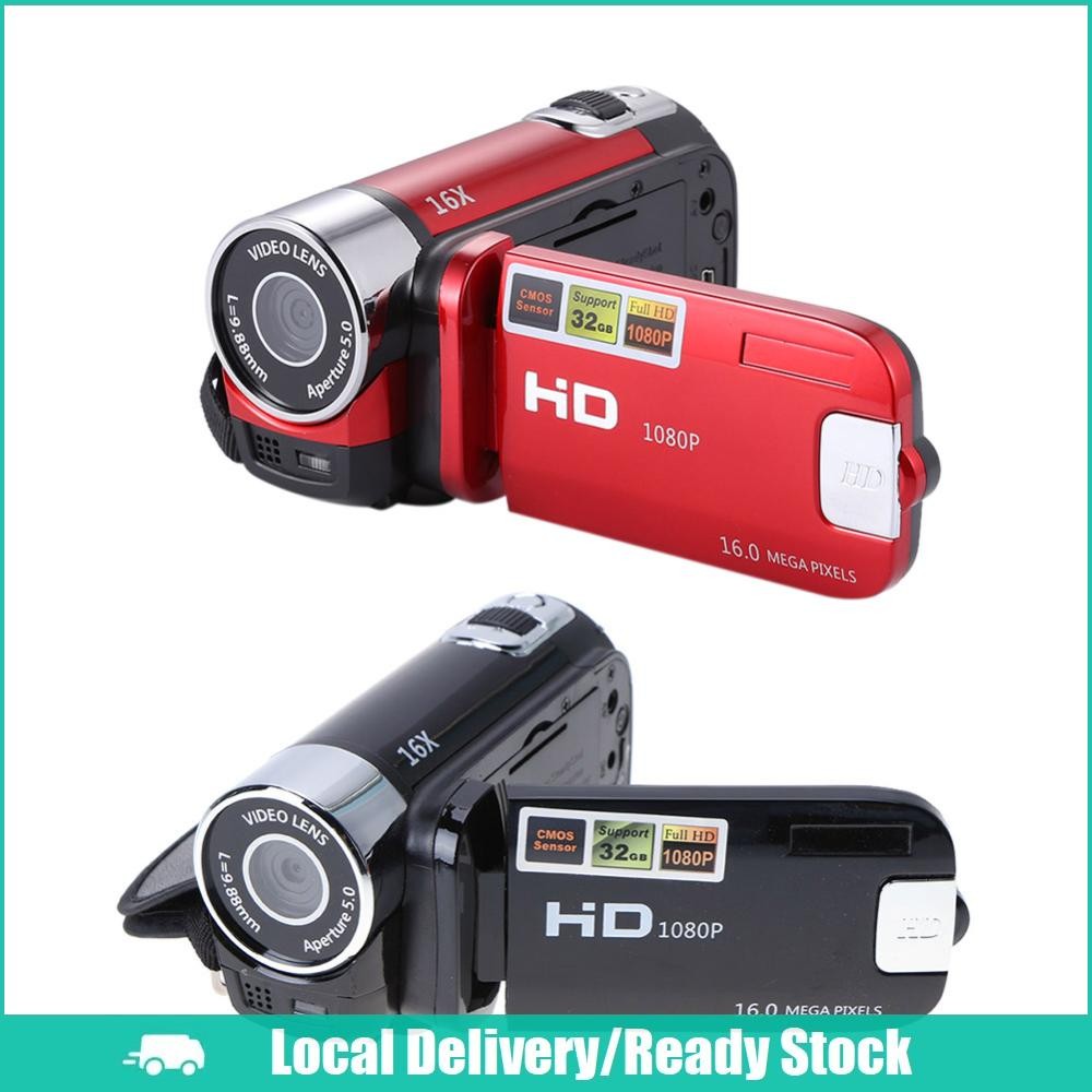 [จัดส่งในพื้นที่] กล้องวิดีโอดิจิตอล Full HD 1080P 32GB 16x Zoom Mini Camcorder DV Camera