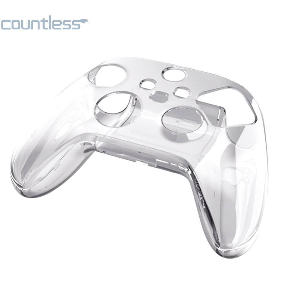Anti-slip Transparent Skin Housing Case เคสคริสตัลใสสําหรับ Xbox Series X/S A [counterless.th]