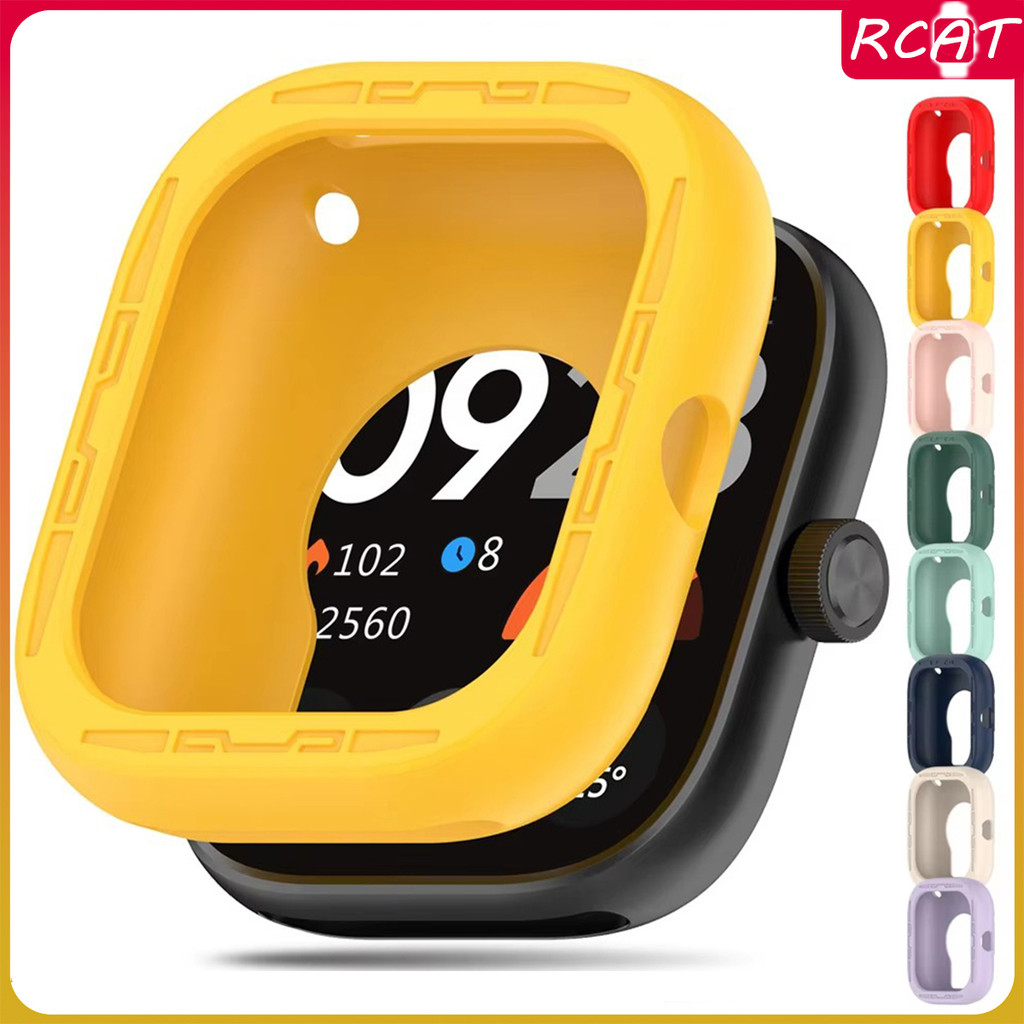 เคส TPU อ่อนสำหรับ Redmi Watch 4 ตัวป้องกันหน้าจอกันชนฝาครอบยางสำหรับนาฬิกาอัจฉริยะ Xiaomi Redmi Watch 4 อุปกรณ์เสริม