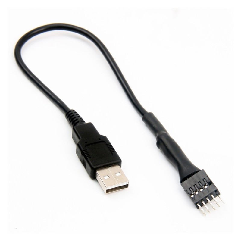 Mojito 9Pin USB Header to สาย USB 2 0 ประเภท A ชาย 9Pin ชายเมนบอร์ดสาย