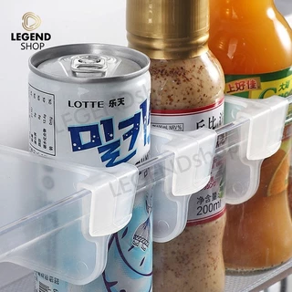 10 PCS ที่กั้นตู้เย็น อุปกรณ์แบ่งช่องเก็บของในตู้เย็น จัดระเบียบตู้เย็น แบ่งช่องในตู้เย็น ปรับได้ วัสดุ PP