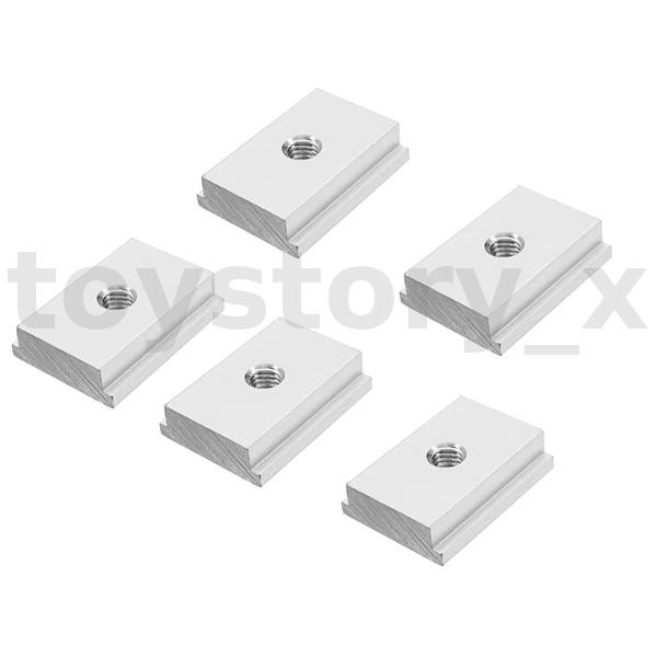 5 ชิ้น M6/ M8 T Slot Nut T-Track สกรูเลื่อนสําหรับงานไม้เครื่องมือ Slot Fastener