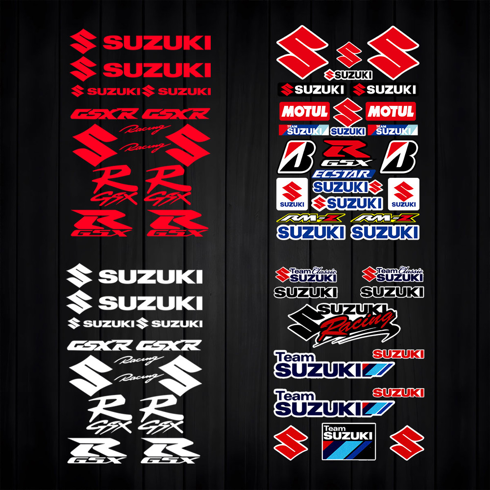 สําหรับ Suzuki รถจักรยานยนต์สติกเกอร์สะท้อนแสง Hayabusa Gixxer SF 250 GSX-R150 GSX S150 GSX-R1000 GS