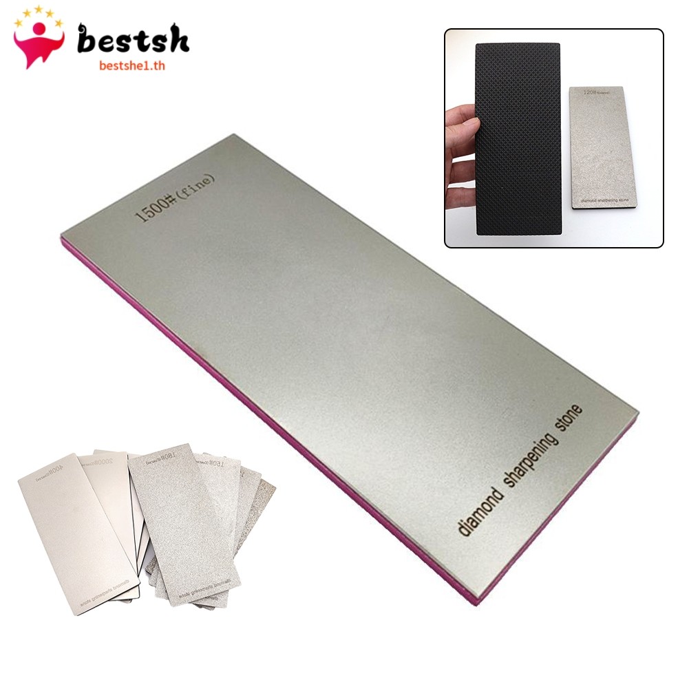 จัดส่งที่รวดเร็ว 170x75 มม. Sharpening Stone Cutter Sharpener Whetstone Oilstone พร้อมฐานกันลื่น