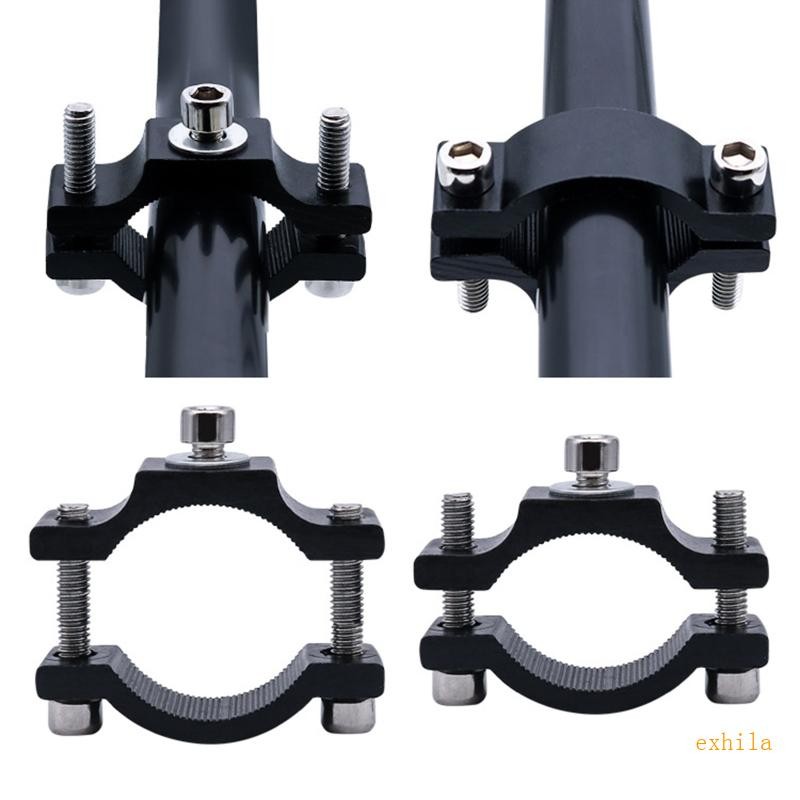 Exhila ไฟฉายไฟฉาย Mount Clamp LED ตัวยึดไฟด้านหน้าคลิปอุปกรณ์เสริมจักรยาน