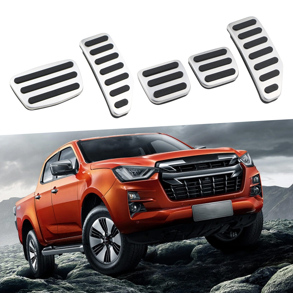 แป้นเหยียบรถยนต์สําหรับ ISUZU Dmax D-Max 2015 + Mux MU-X 2015 + Accelerator เบรคเหยียบสแตนเลส