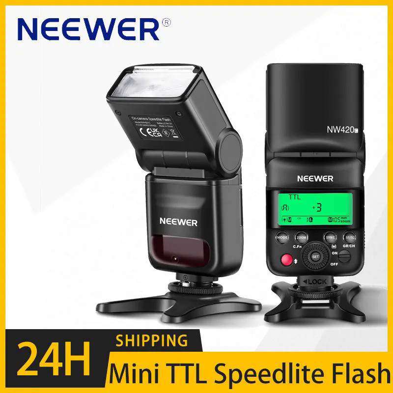 Neewer NW420 MINI 2.4G TTL hss Speedlite Flash สำหรับ Sony สำหรับ Canon กล้อง Canon R6 R5 R3 R M6 85