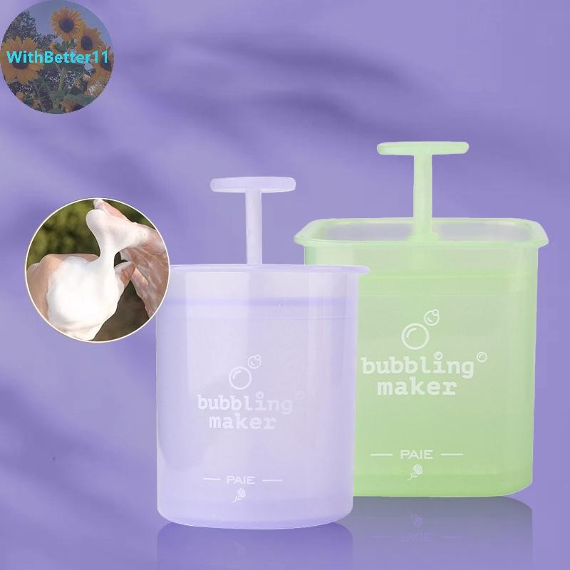 Better Portable Foaming Clean Tool Face Cleanser Shower Bath Shampoo Foam Maker Bubble Foamer TH