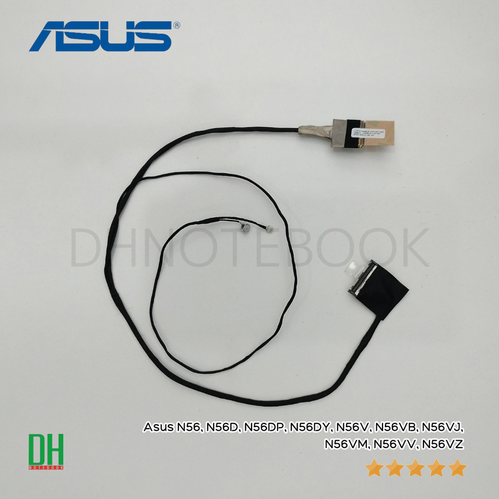 สายแพรจอ LCD LED Flex Video Screen Cable สำหรับ Asus N56, N56D, N56DP, N56VB, N56VJ รับ eDP 40 Pin