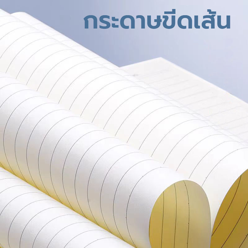 หน้าสมุดบันทึกและปากกา A5/A6 สมุดบันทึกอุปกรณ์การเรียนสมุดโน้ตน่ารักหนาขนาดใหญ่