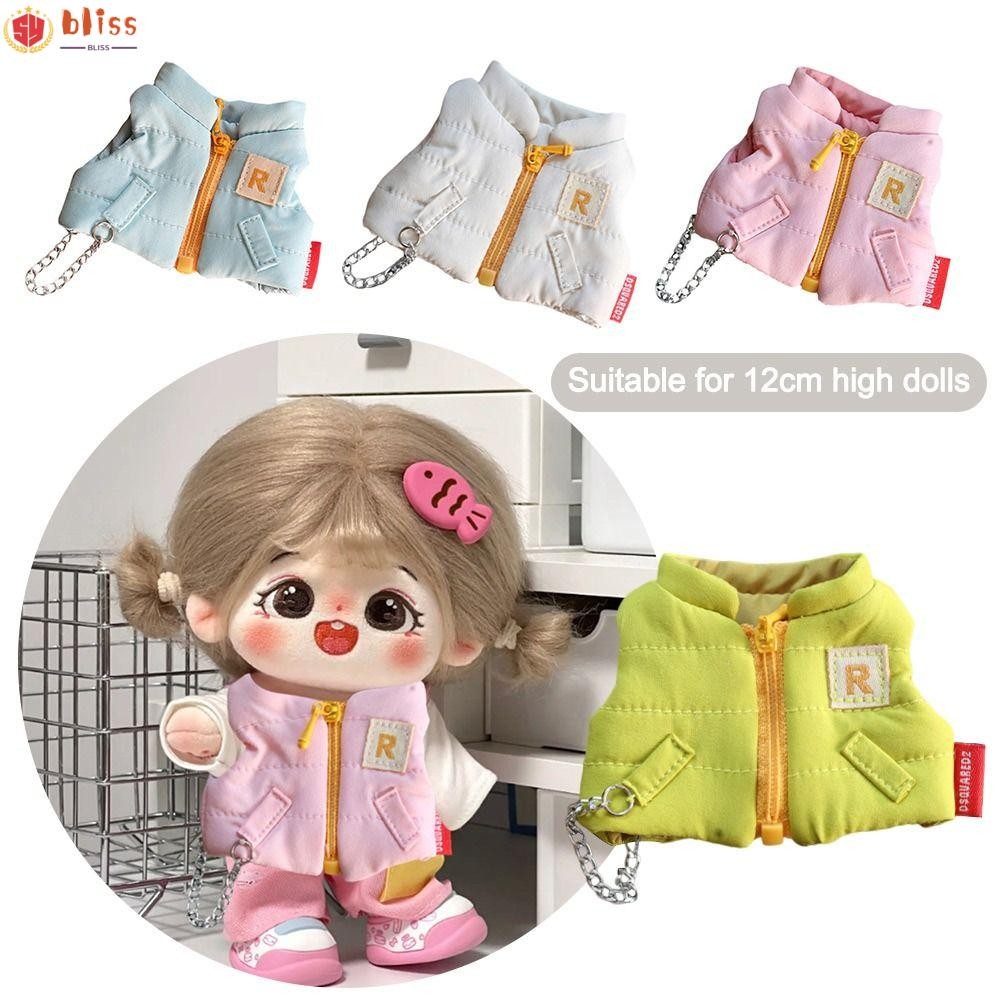 Blliss เสื้อแจ็คเก็ต, ของเล่นตุ๊กตาอุปกรณ์ตุ๊กตาเสื้อผ้าตุ๊กตาการ์ตูน, เสื้อกั๊กผ้าฝ้าย Handmade เปลี่ยน Headmaster เสื้อผ้าสุนัขสําหรับ 12 ซม.ตุ๊กตา