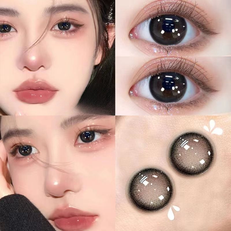 （COD）【-100~-600】🌈คอนแทคเลนส์สี 1 คู่ 🌈คอนแทคเลนส์สายตาสั้น คอนแทคเลนส์ คอนเทค เลนส์ คอนแทคเลนส์ brown 14.0mm YXYJ1004