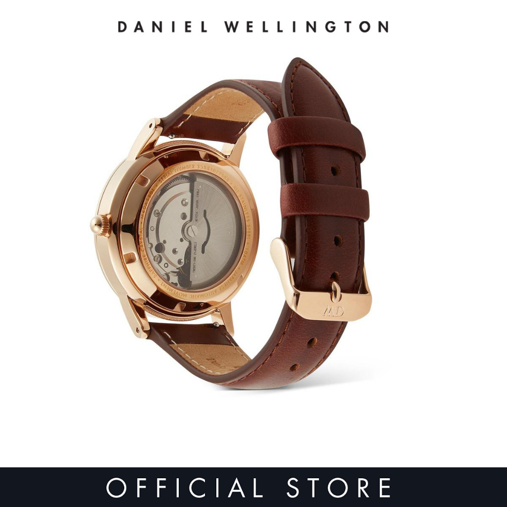 Daniel Wellington นาฬิกาข้อมือ Iconic Automatic 40mm St Mawes Rose Gold Arctic