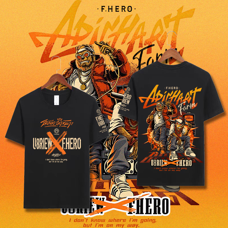 ใหม่ เสื้อ " U8riewxFhero & ApichartFarm " ผ้าCotton T-Shirt ใส่ได้ ทั้ง ชาย ใส่สบาย ไม่หด ไม่ย้ S-5