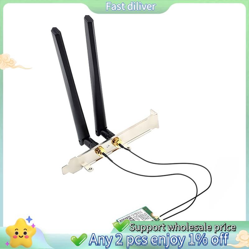 1730mbps Dual Band ไร้สาย AC 9560 ชุดเดสก์ท็อปบลูทูธ 5.0 802.11Ac M.2 CNVI 9560NGW Wifi การ์ด