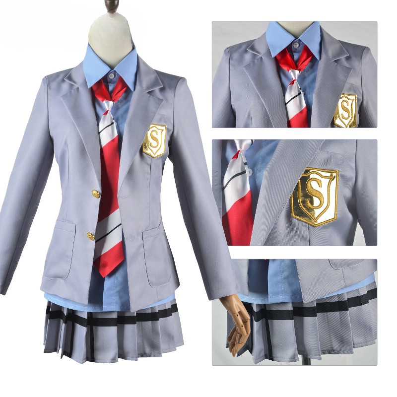 Zst โกหกของคุณในเดือนเมษายน Miyazono Kaori Arima Kousei คอสเพลย์เครื่องแต่งกายญี่ปุ่นอะนิเมะชุดนักเรียนฮาโลวีนชุดและวิกผม ราคา ถูกที่สุด ดีลบีเคเค แกลเลอรีภาพที่ 2