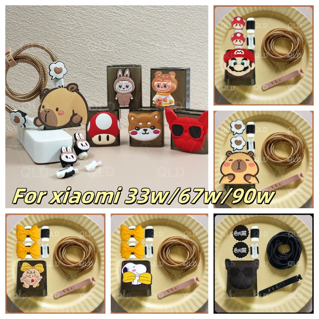 สีดํา Zimomo Shiba Inu สีแดงสุนัข snoopy สําหรับ redmi note 12 Charger กรณี MDY-12-EH Charger protec