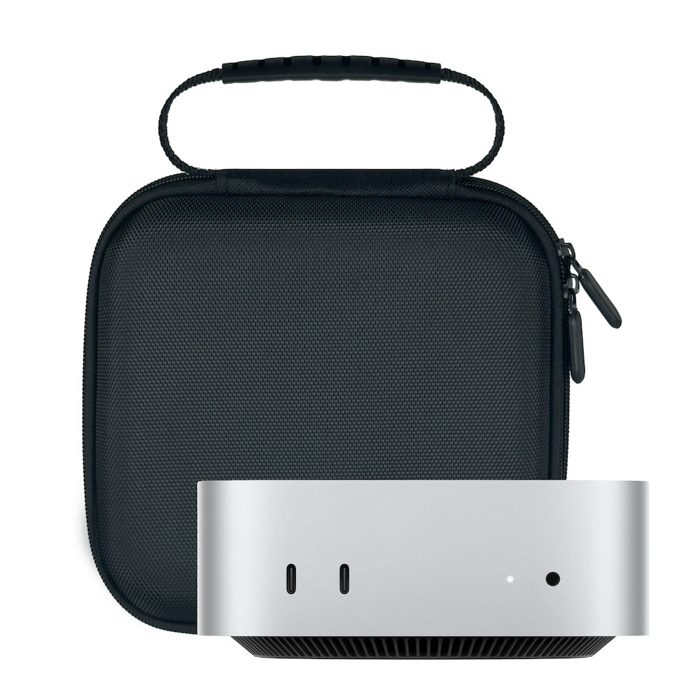 สําหรับ Mac Mini Travel Case,กระเป๋าถือกันกระแทกสําหรับปี 2024 Mac Mini คอมพิวเตอร์เดสก์ท็อปพร้อมชิป