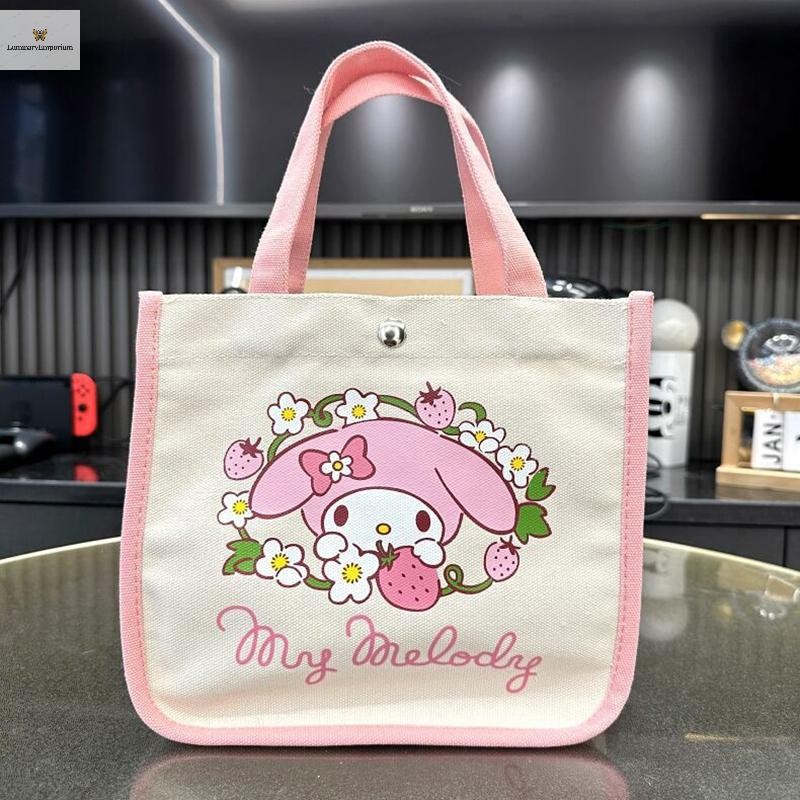 Cod 1PC กระเป๋าการ์ตูนน่ารักสําหรับผู้หญิงกระเป๋าถือนักช้อปสิ่งแวดล้อมReusableผ้าใบไหล่Toteกระเป๋านักเรียนสาวของขวัญใหม่