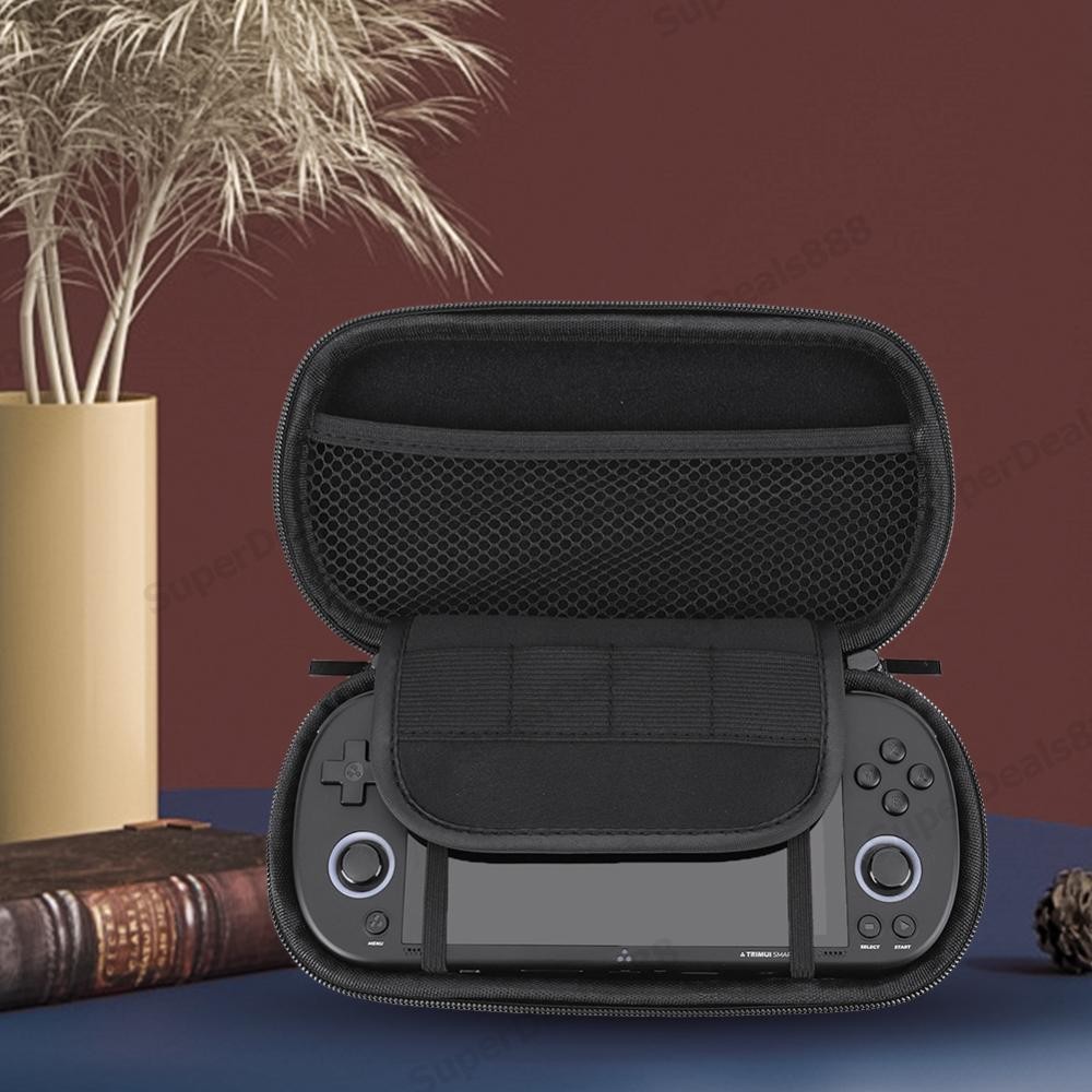 เคสพกพาป้องกัน EVA พร้อมฟิล์มกระจกนิรภัยสําหรับ Trimui Smart Pro เกมคอนโซลมือถือกันน้ําและกันกระแทก [SuperDeals888.th]