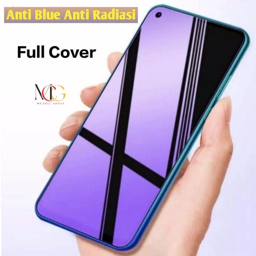 กระจกนิรภัยสีฟ้าOppo A54 A54 5G A54s A74 A74 5G A94 A94 5G A53 A53 5G A53s A53s 5G A35 A55 5G A95 A9