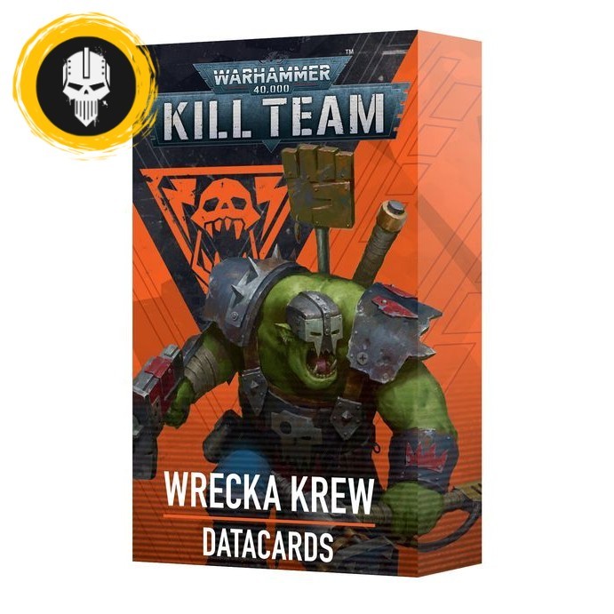(GWพร้อมส่ง) KILL TEAM DATACARDS: WRECKA KREW (ENG) การ์ดสำหรับการเล่นเกม