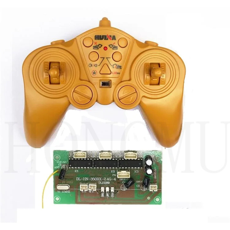 ชิ้นส่วนอะไหล่ของรถขุด RC/รถดัมพ์ Huina 1350/1550/1535 ตัวควบคุมวิทยุ/บอร์ดรับสัญญาณ LZX6